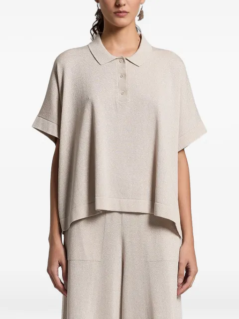 Peserico knitted polo shirt Neutrals A99084F149173H