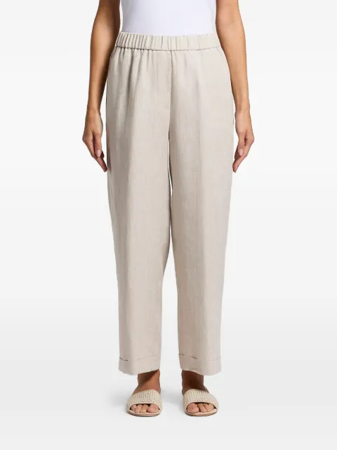 Peserico elasticated trousers Neutrals P0430102629