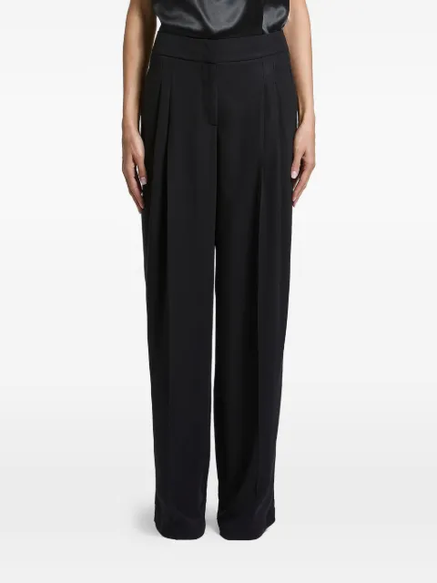 Peserico pleated wide-leg trousers Black E04185D02361