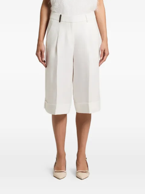 Peserico linen gabardine shorts White A0402002606