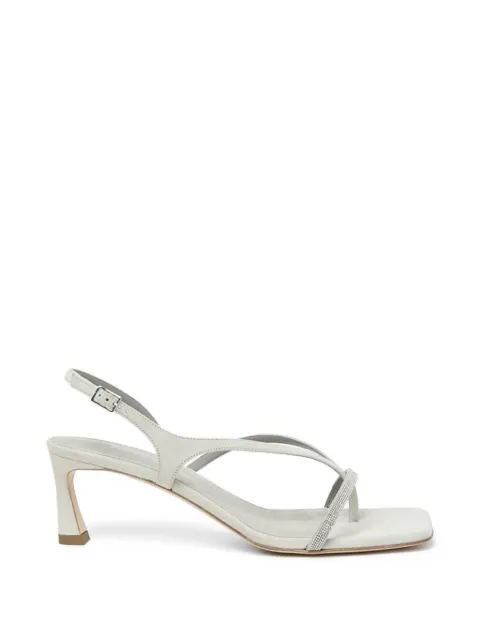 Peserico embellished sandals Grey E39738C0RCC853