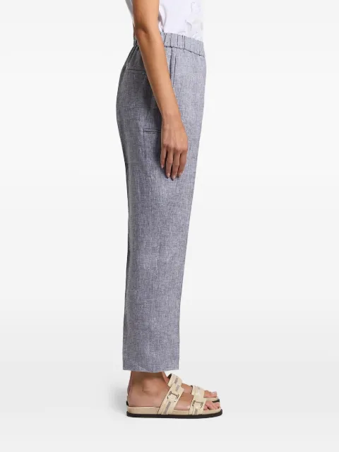 Peserico elasticated straight trousers Blue P0417802600