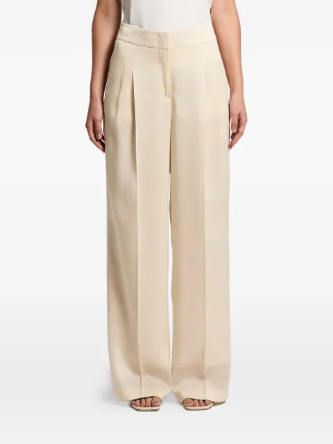 Peserico pleated linen trousers Neutrals E04185W02761