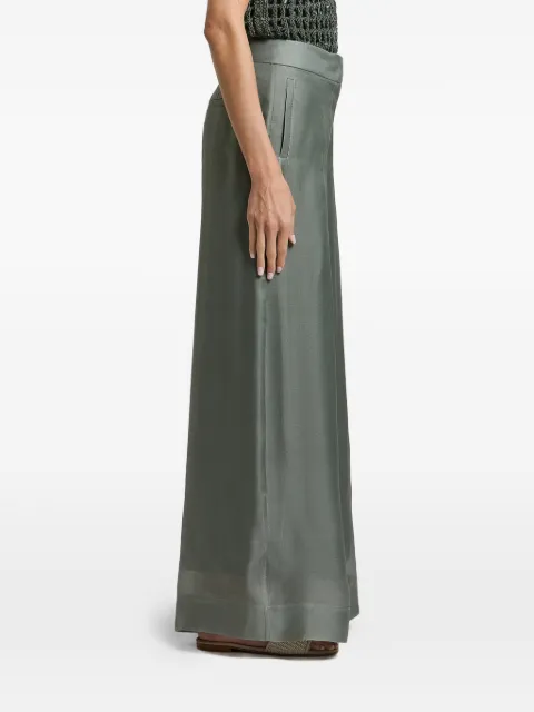 Peserico wide-leg palazzo pants Green E04397H02880
