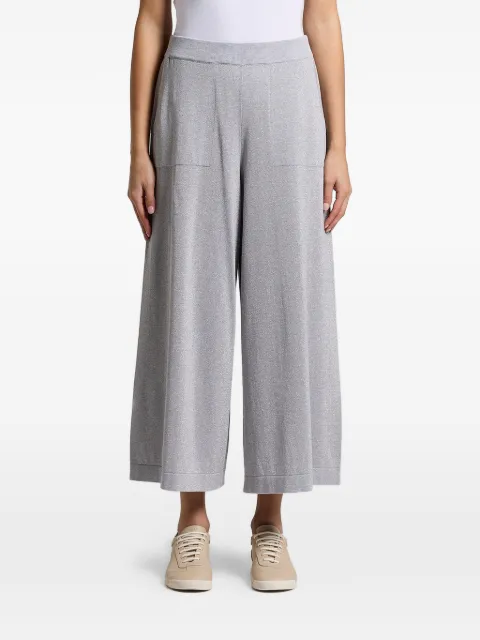 Peserico wide-leg cropped trousers Grey A94111F149173H