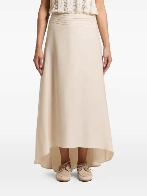 Peserico high-low skirt Neutrals A0511805435
