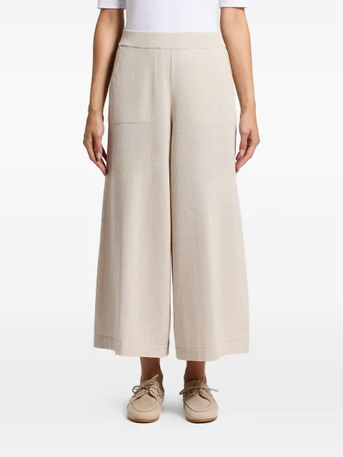 Peserico lurex-detail trousers Neutrals A94111F149173H