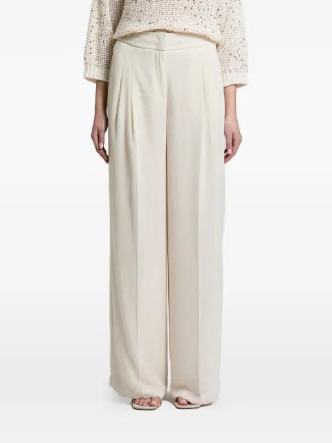 Peserico pleated wide-leg trousers Neutrals E04185D07309
