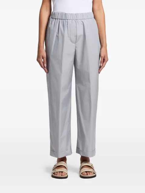 Peserico cropped trousers Grey P0430102769
