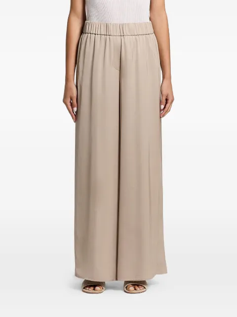 Peserico elasticated palazzo pants Neutrals P0424801930