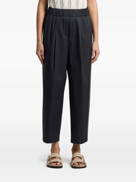 Peserico elasticated-waist trousers Blue A0465701979
