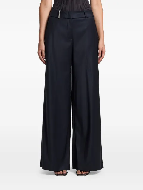 Peserico embellished twill trousers Blue E0485006461