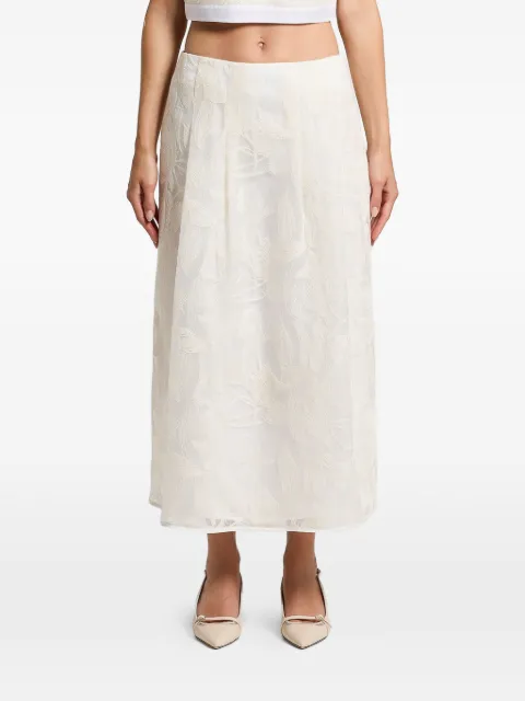 Peserico floral print skirt Neutrals A0501303701