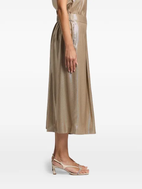 Peserico lamé twill trousers Neutrals E0436807007
