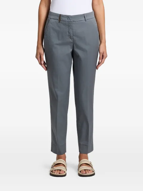Peserico tapered trousers Grey P04718T2300802
