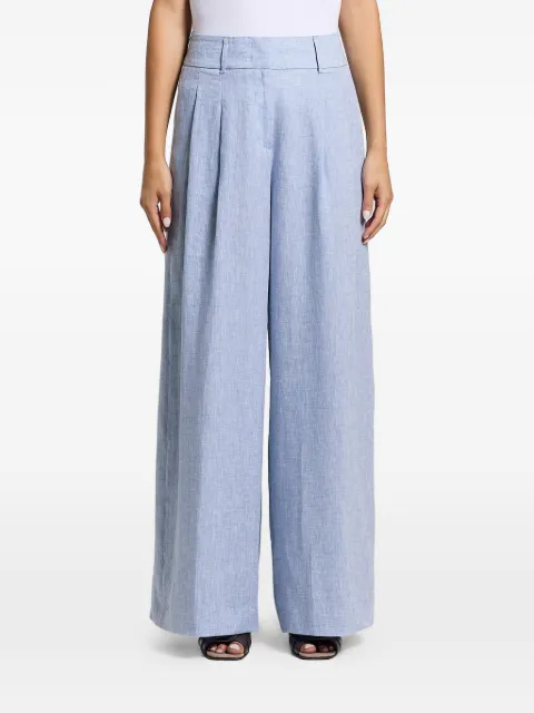 Peserico pleated palazzo pants Blue P0406302600