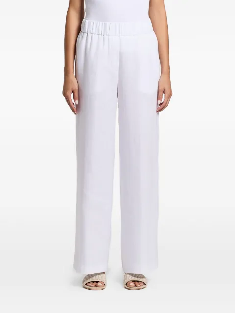 Peserico elasticated palazzo pants White P0412402647