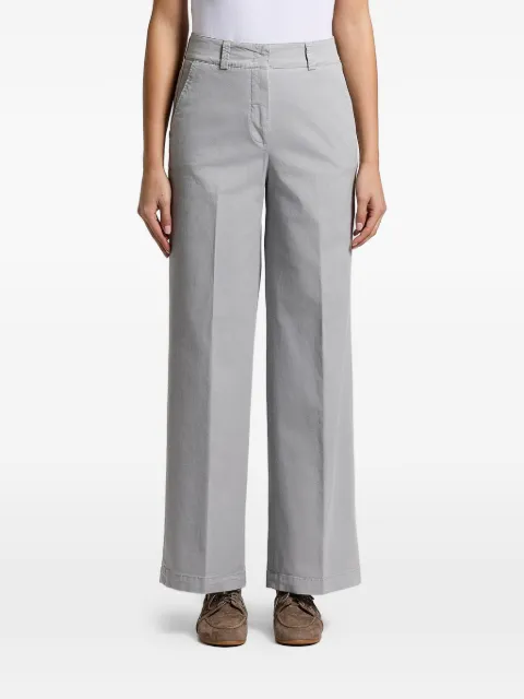 Peserico stonewash gabardine trousers Grey A04736T2302481