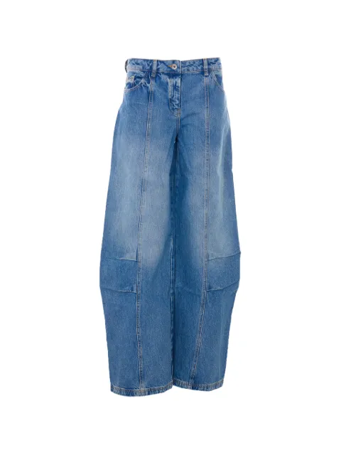 Patrizia Pepe seam-detail wide-leg jeans Blue 8P0773D1WZB