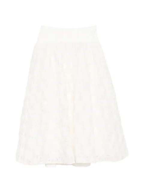 SIMKHAI floral midi skirt Neutrals 1263032SC