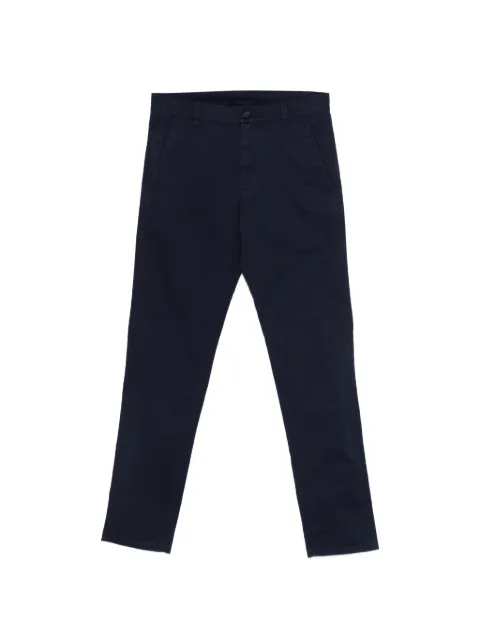 ASPESI tonal-stitching trousers Blue CP37D023