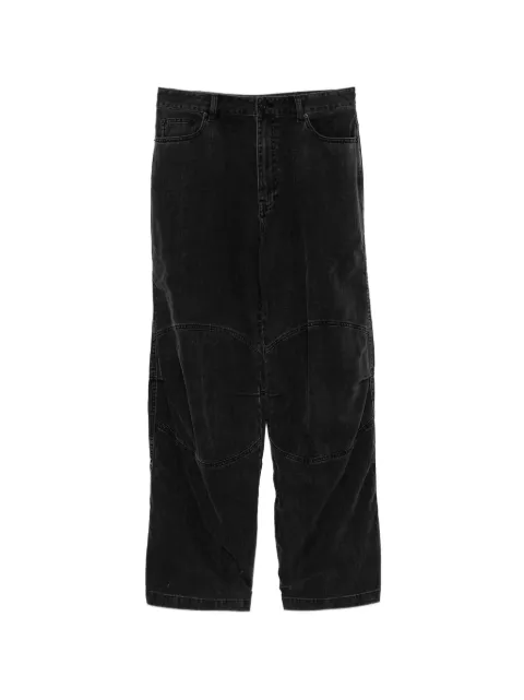 Juun.J logo-patch jeans Black JC6121PD15