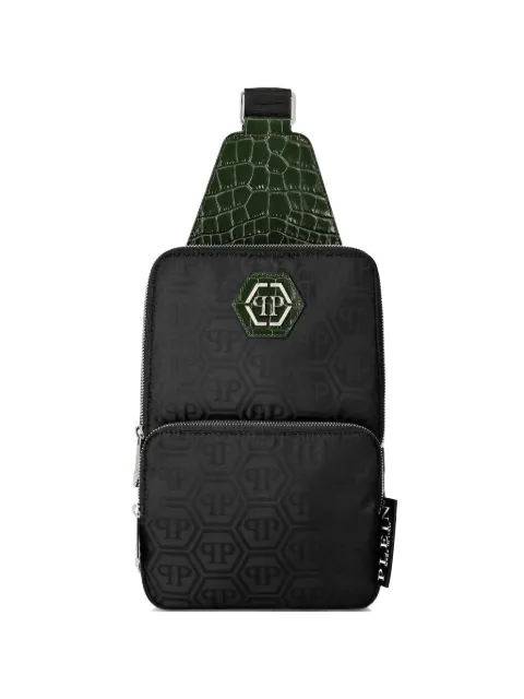 Philipp Plein monogram backpack Black FAEAMBA1470PNY011N