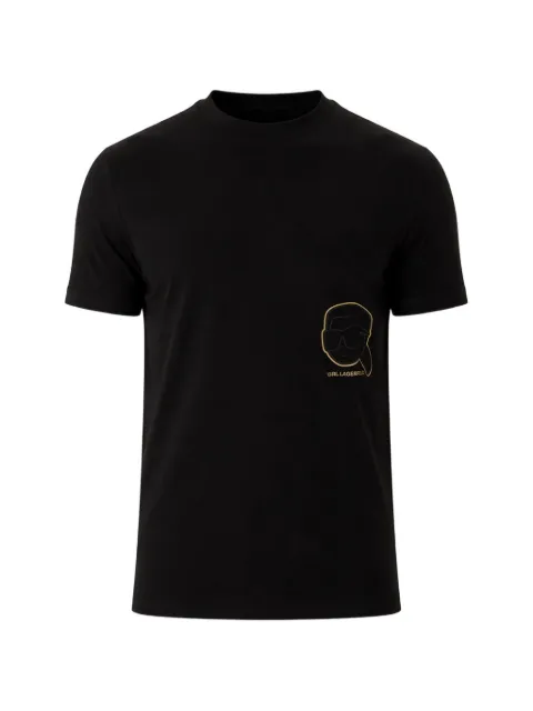 Karl Lagerfeld crewneck graphic T-shirt Black 755035561235