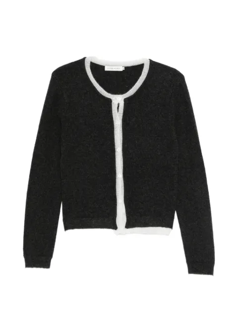 VIKTORIA CHAN Larissa trimmed cardigan Grey AW25048GR