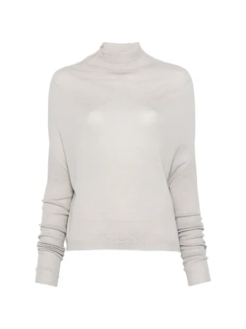 Rick Owens funnel-neck sweater Neutrals RP01F6629M
