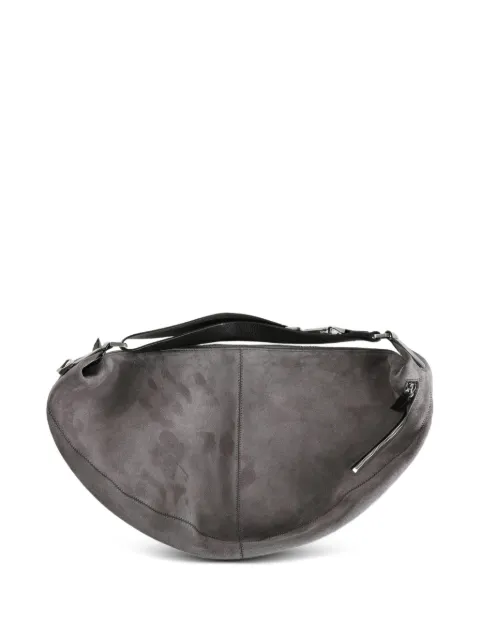 LEMAIRE Quiver Clip bag in suede leather Grey BG0228LL0125