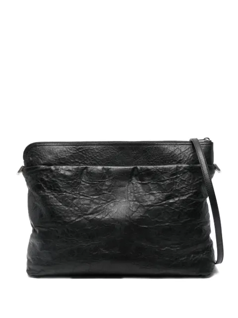 Rick Owens Big Adri zip-closure lambskin tote bag Black RA01F0826LBEPA