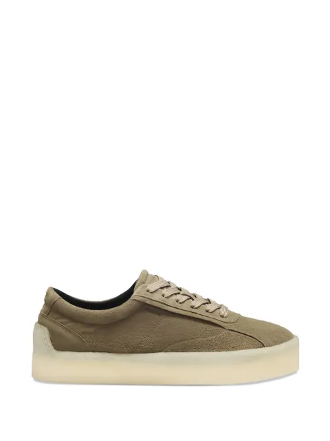 HUGO platform suede sneakers Green 50557727