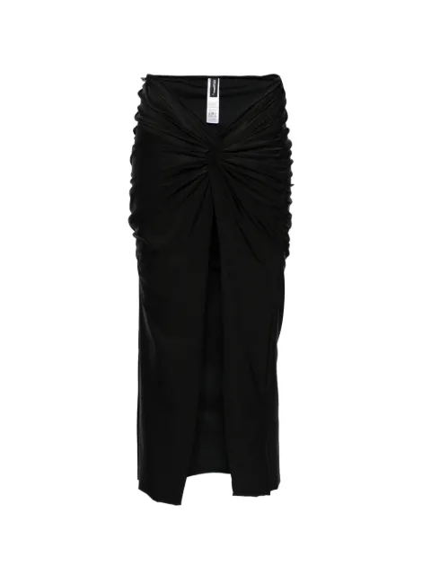 Karl Lagerfeld knotted-detail pareo Black B1W46090999