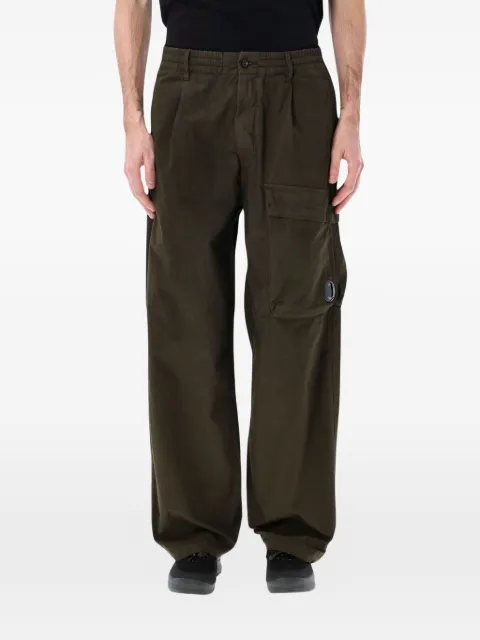 C.P. Company micro-reps boxy legs pocket lens pants Green 20CMPA126A110325G683