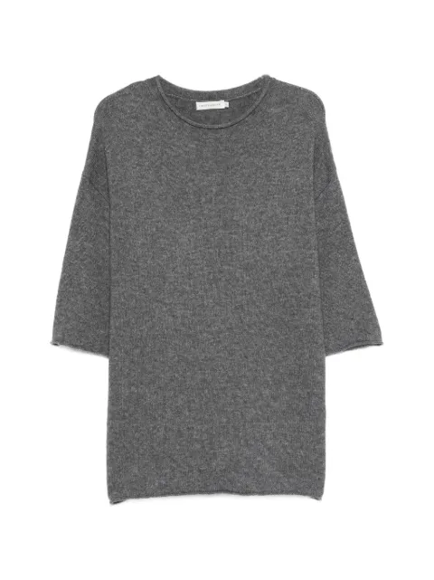 VIKTORIA CHAN short sleeve sweater Grey AW25004GR