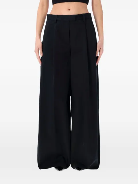 THELATEST Deva pleated trousers Black 3118T0176