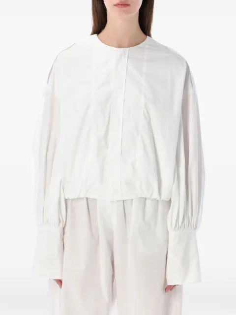 THELATEST Diana long-sleeve blouse White TLW04007T0160LNTP