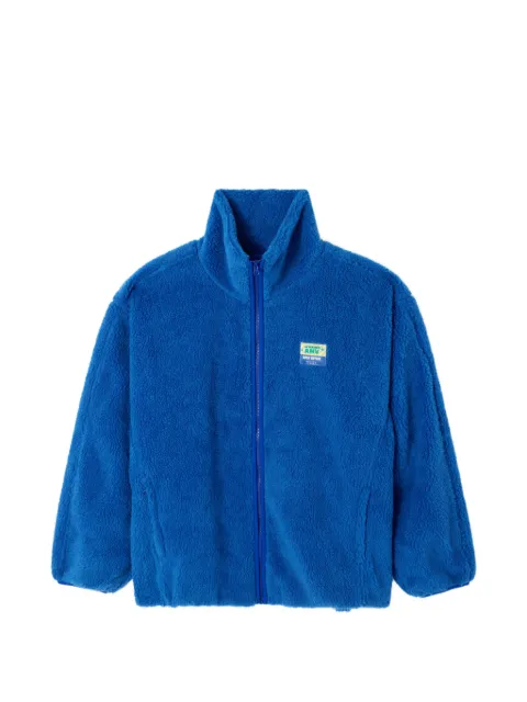 American Vintage Hoktown shearling-effect coat Blue MHOK17A