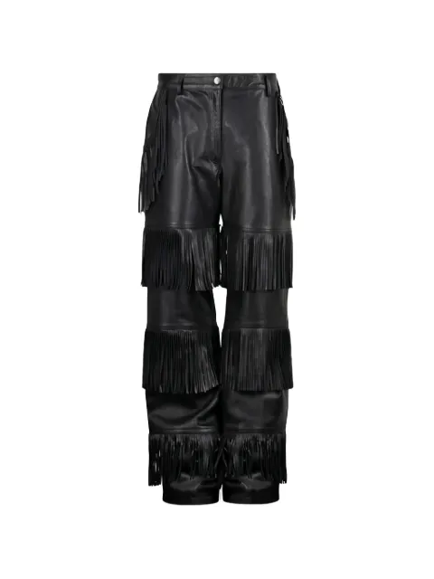 Martine Rose fringed trousers Black 559LP18001