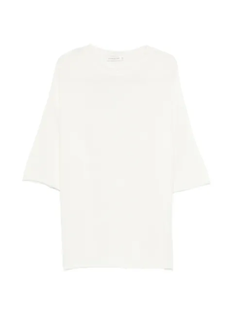 VIKTORIA CHAN Tatiana short-sleeve sweater White AW25004WH