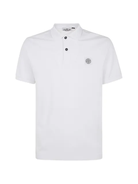 Stone Island 2200011 50/2 organic cotton piqué White L2S152200011S0039