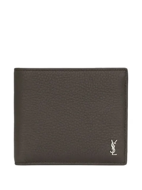 Saint Laurent Cassandre leather wallet Brown 847954AAELP