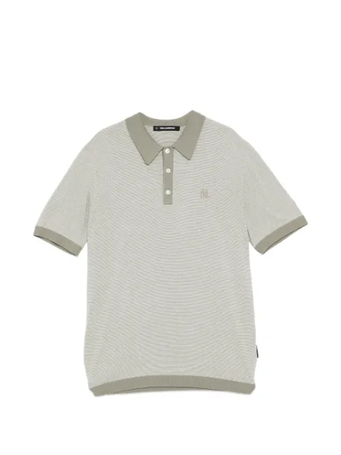 Karl Lagerfeld Ottoman polo shirt Grey B2M180192HN