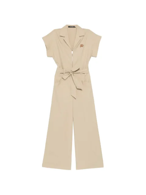 Karl Lagerfeld shirt-collar jumpsuit Neutrals B2W130202FT