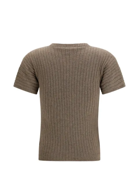 Loro Piana Coste crew-neck sweater Brown FAP5842