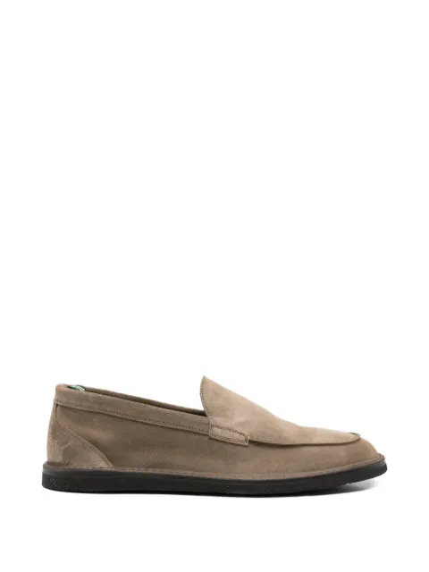 Green George leather loafers Green 1049