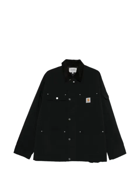 Carhartt WIP Clapton corduroy-collar pocket jacket Black I036944