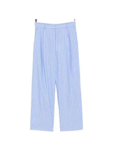 Karl Lagerfeld striped pleated trousers Blue B2W100291IK