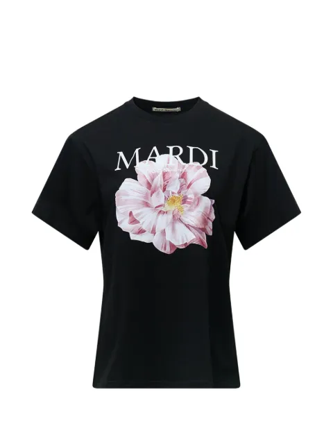 Mardi Mercredi Les Petites roses print T-shirt Black 26SSMFK61JSS007BKQQ0000